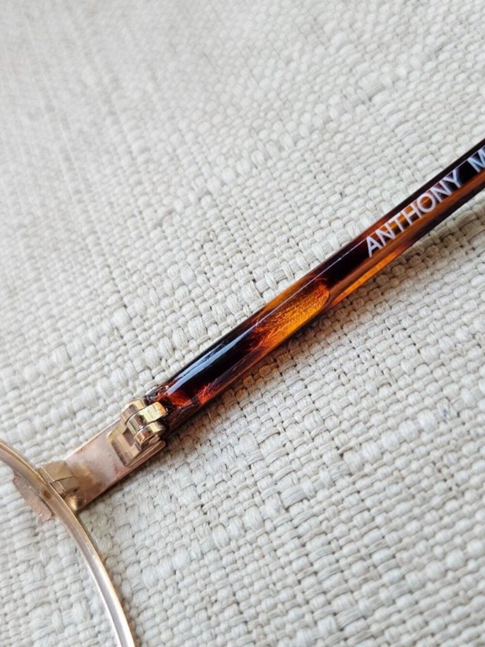 Anthony Martin Women Eyeglasses Frame Brown/Gold Tone Eyewear Glasses NWT - Picture 12 of 13